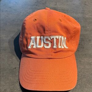 Vibrant Orange Embroidered Cap